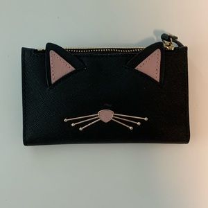 Kate spade cat wallet
